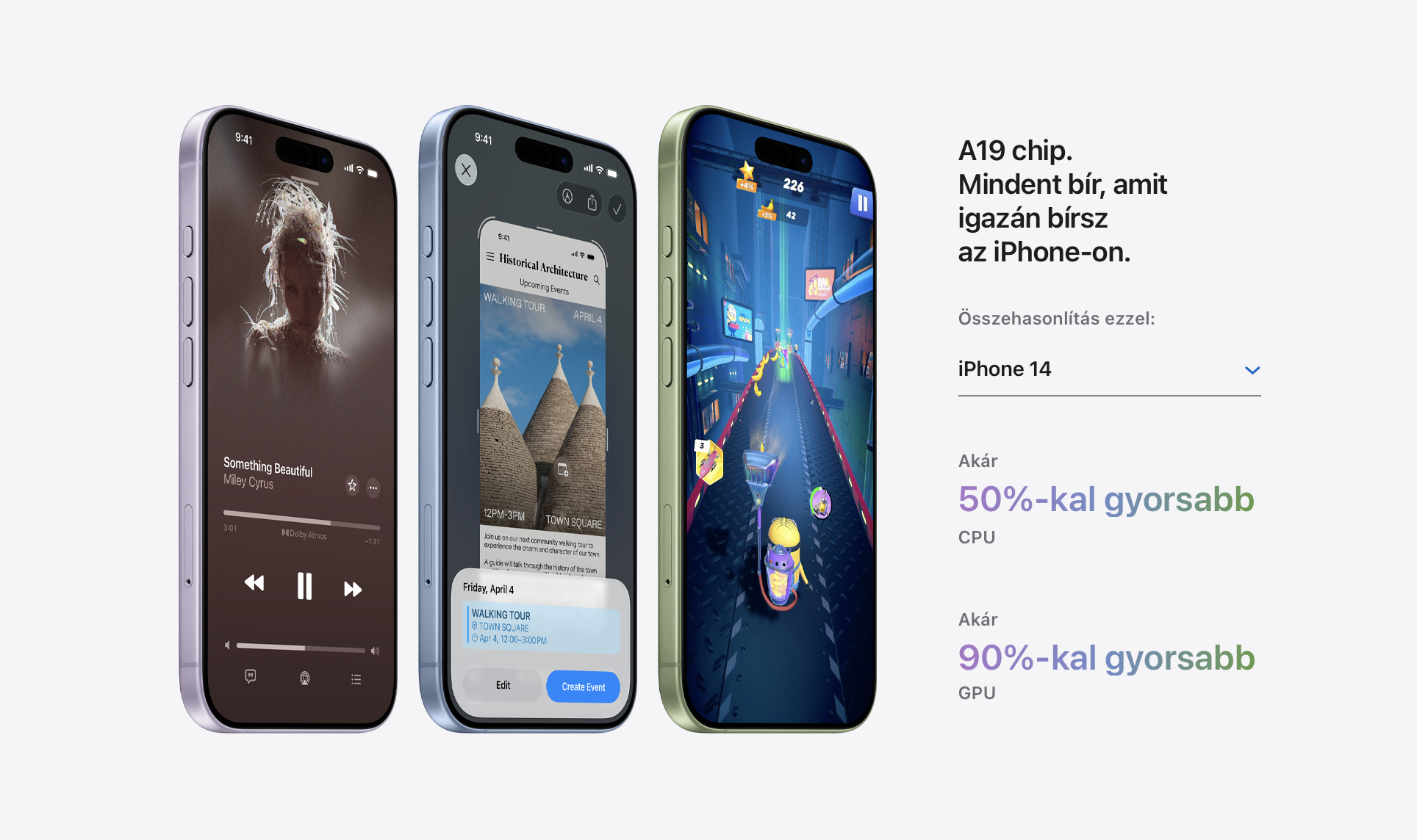 Akár 50%-kal gyorsabb CPU az iPhone 17 modelleken